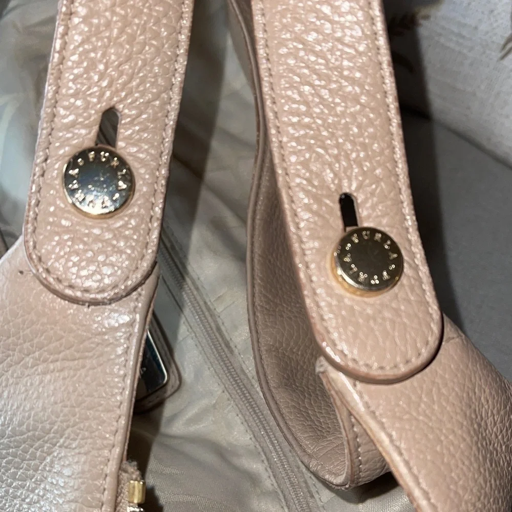 Furla Beige Large Leather Hobo Bag Italian Luxury Furla